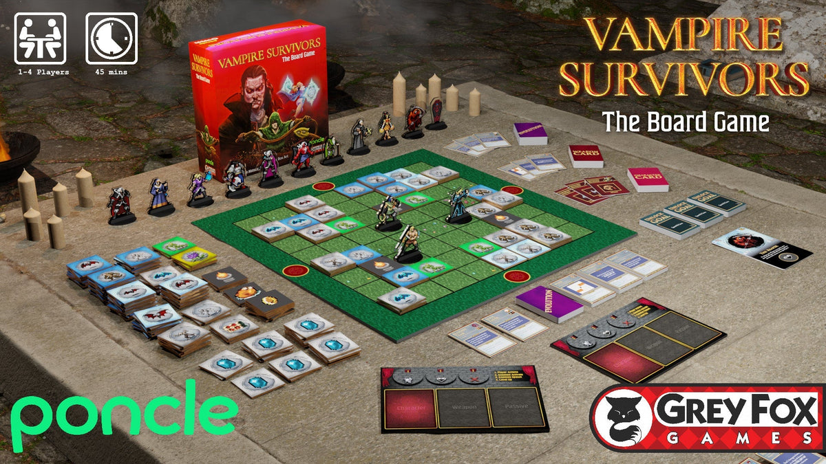 Vampire Survivors: The Board Game Launches Oct 28! – Grey Fox Games