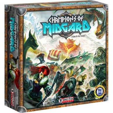 NEW Factory Sealed Champions of outlet Midgard Grey Fox Games Ole Steiness