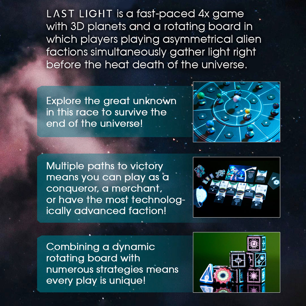 Plateau De Jeu Tournant (rotating Board) Last Light / Grey Fox Games - Miniature D'occasion - Comme Sur Photo